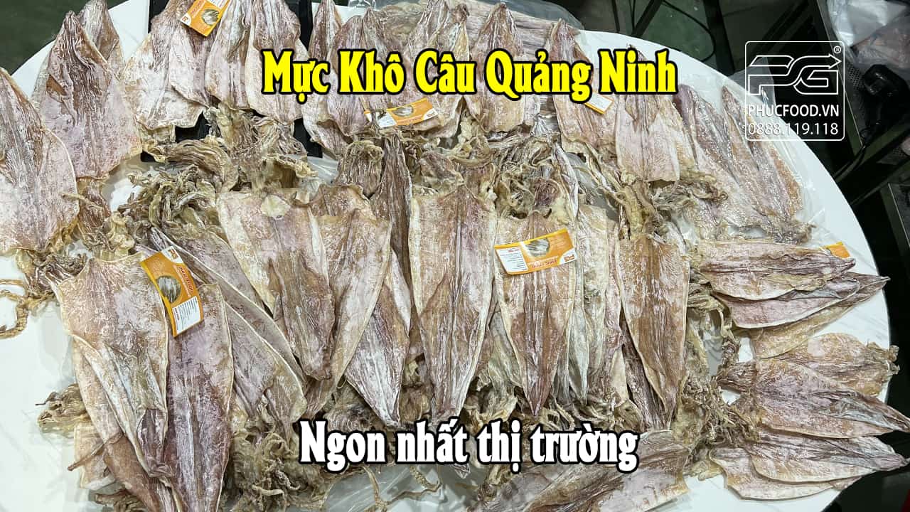 mực khô câu quảng ninh