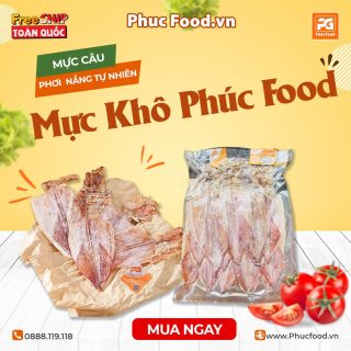 mực khô phúc food